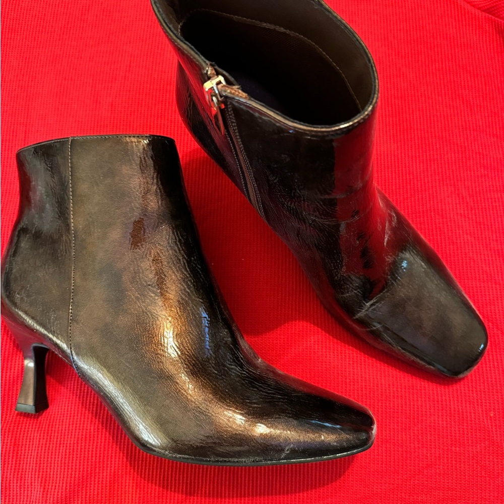 Shiny Brown Boots